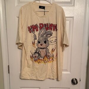 Cream Graphic Women’s T-Shirt